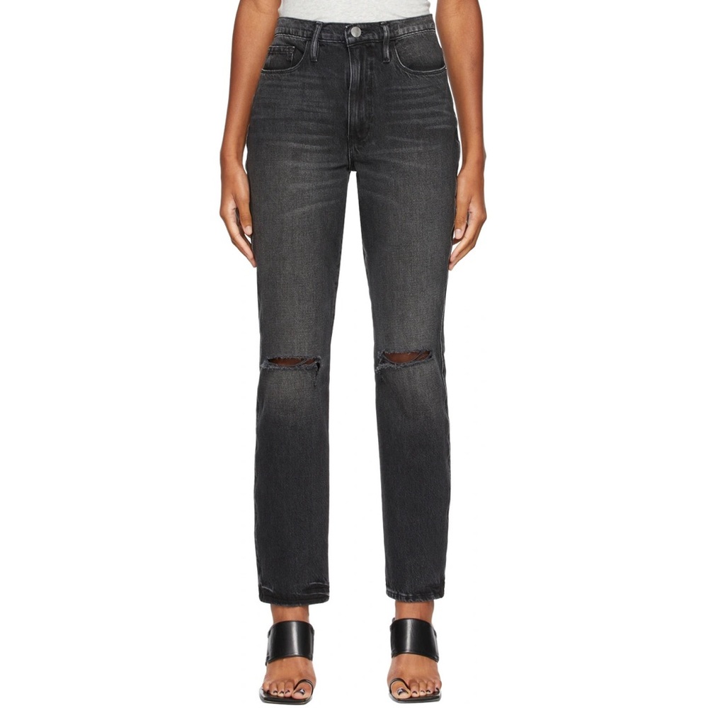 Frame Le Sylvie High Waisted Slender Straight Jeans